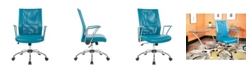 Office Star Bridgeway Office Mesh Chair with Chrome Base